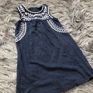 Baby Gap embroidered navy dress size 3t